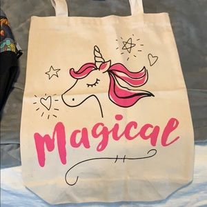 Magical unicorn tote brand new